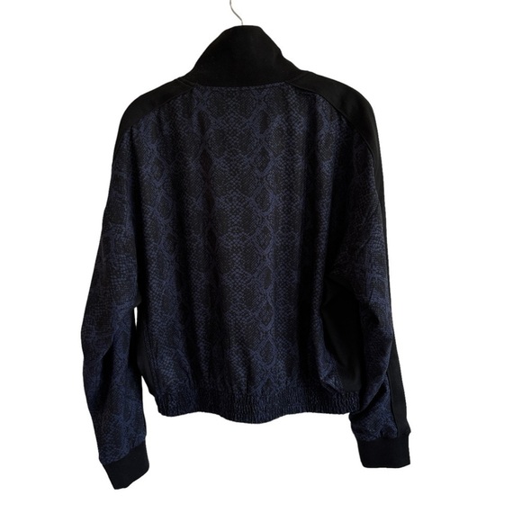 Athleta Brooklyn Python Print Track Bomber Full Zip Jacket, Size S - Picture 5 of 9